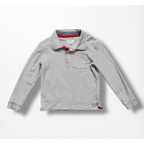 Egg Long Sleeved Polo Shirt, Size 8 - Picture 3 of 7